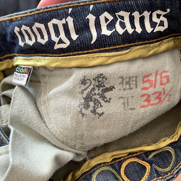 COOGI classic jeans size 6 32”/W-33.5”/L - Picture 7 of 8